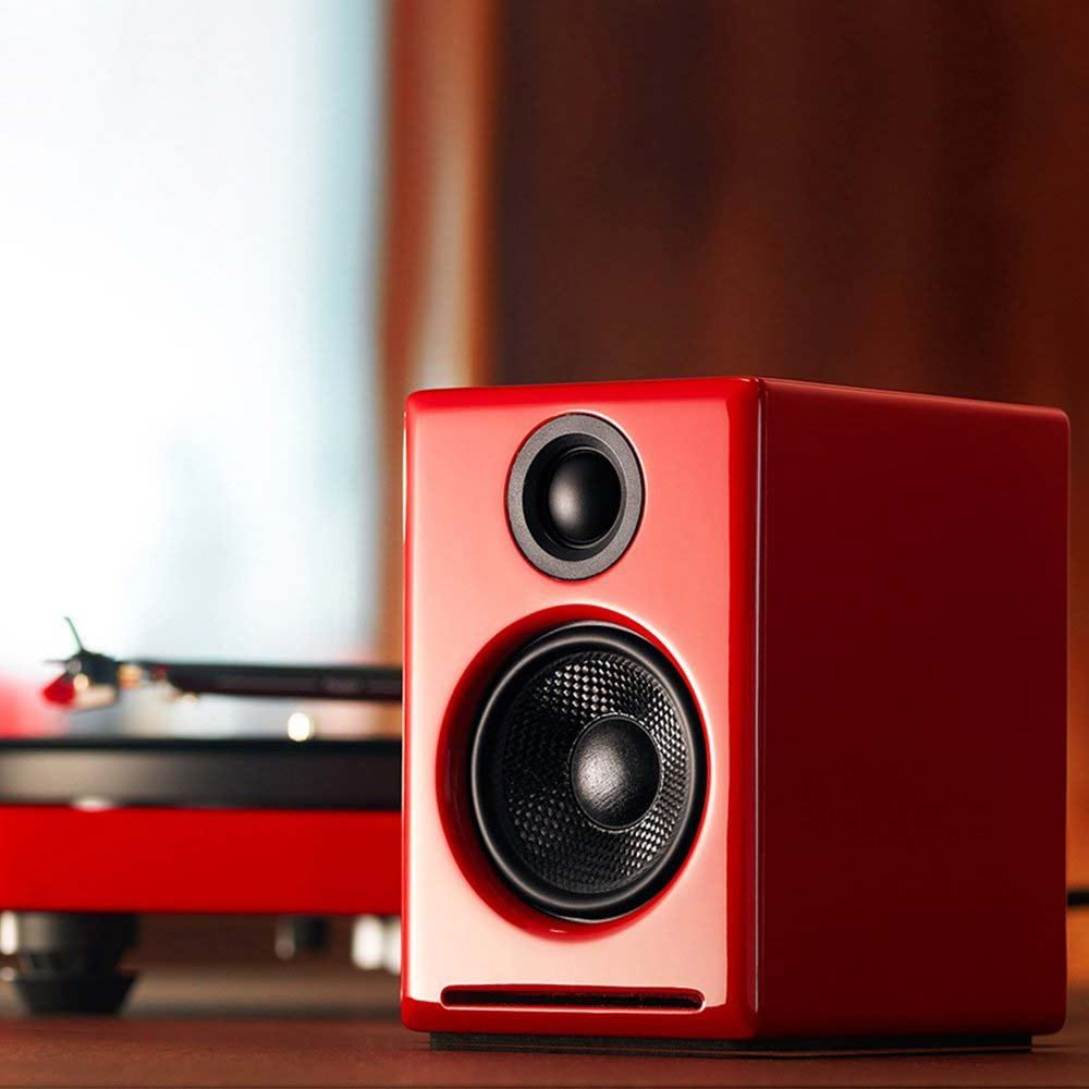 AudioEngine A2+ Kırmızı Aktif Hoparlör