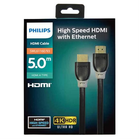 Philips 5 Metre High Speed 4K Ultra HD HDMI Kablo