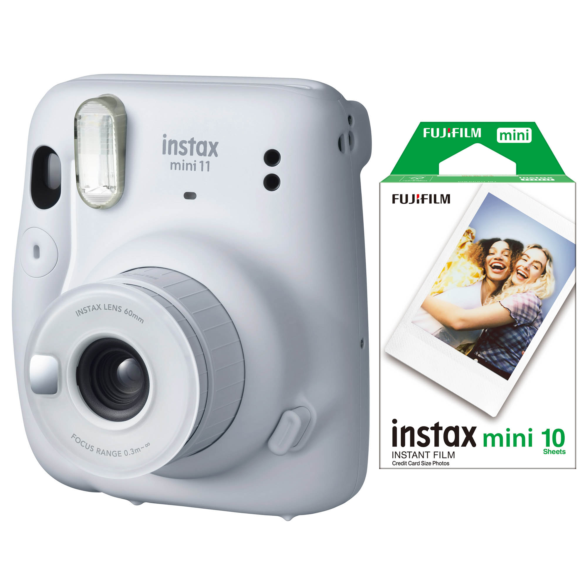 Instax mini 11 Beyaz Fotoğraf Makinesi 10lu Film