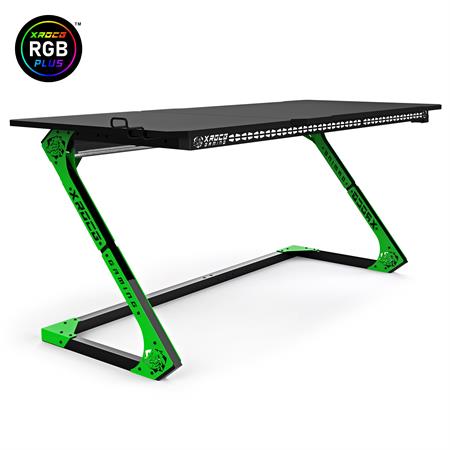 Xrocg Gaming Gator M-172 Yeşil-Siyah Rgb Ledli Oyuncu Masası