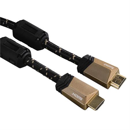Hama Premium HDMI Altın Uçlu 4K 3m Görüntü Kablosu