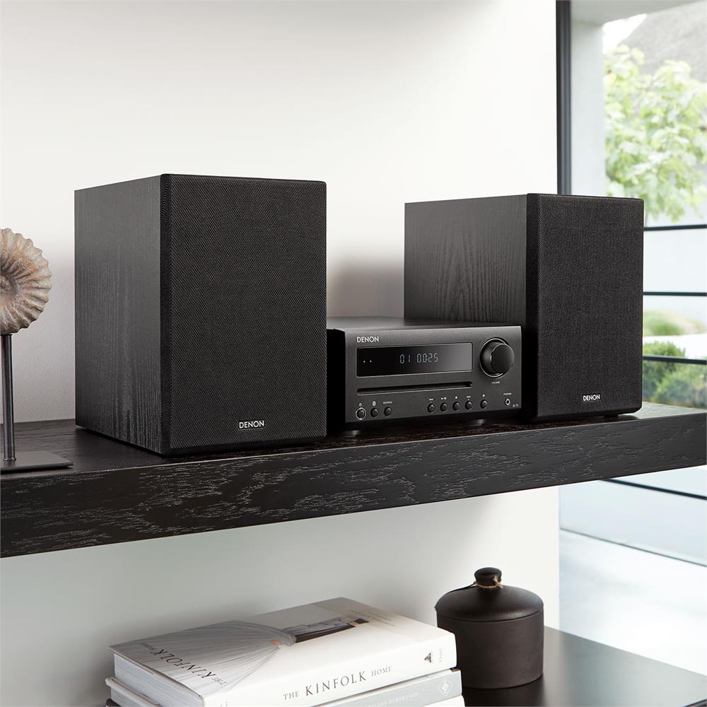 Denon D-T1 Siyah Bluetooh CD Player Mikro Müzik Sistemi