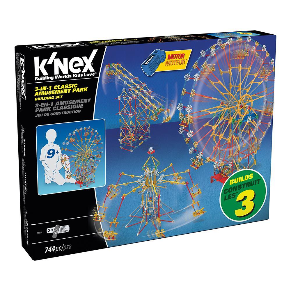K'Nex 3-in-1 Klasik Lunapark Seti (Motorlu) Thrill Rides Knex 170