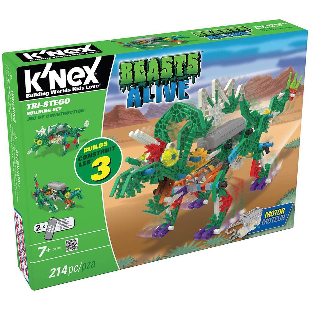 K'Nex Tri-Stego Yapım Seti (Motorlu) Beasts Alive Knex 34484
