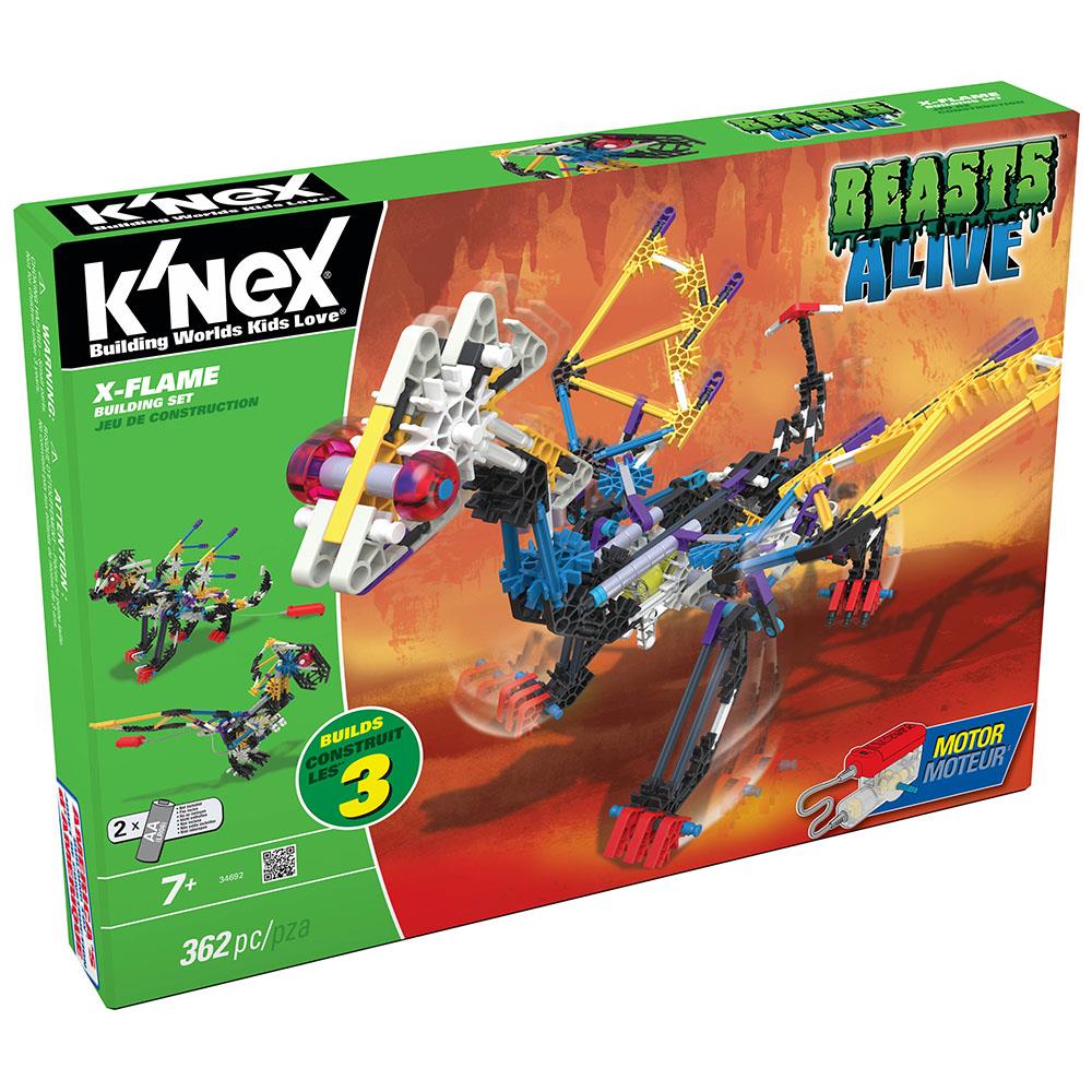 K'Nex X-Flame Yapım Seti (Motorlu) Beasts Alive Knex 34692