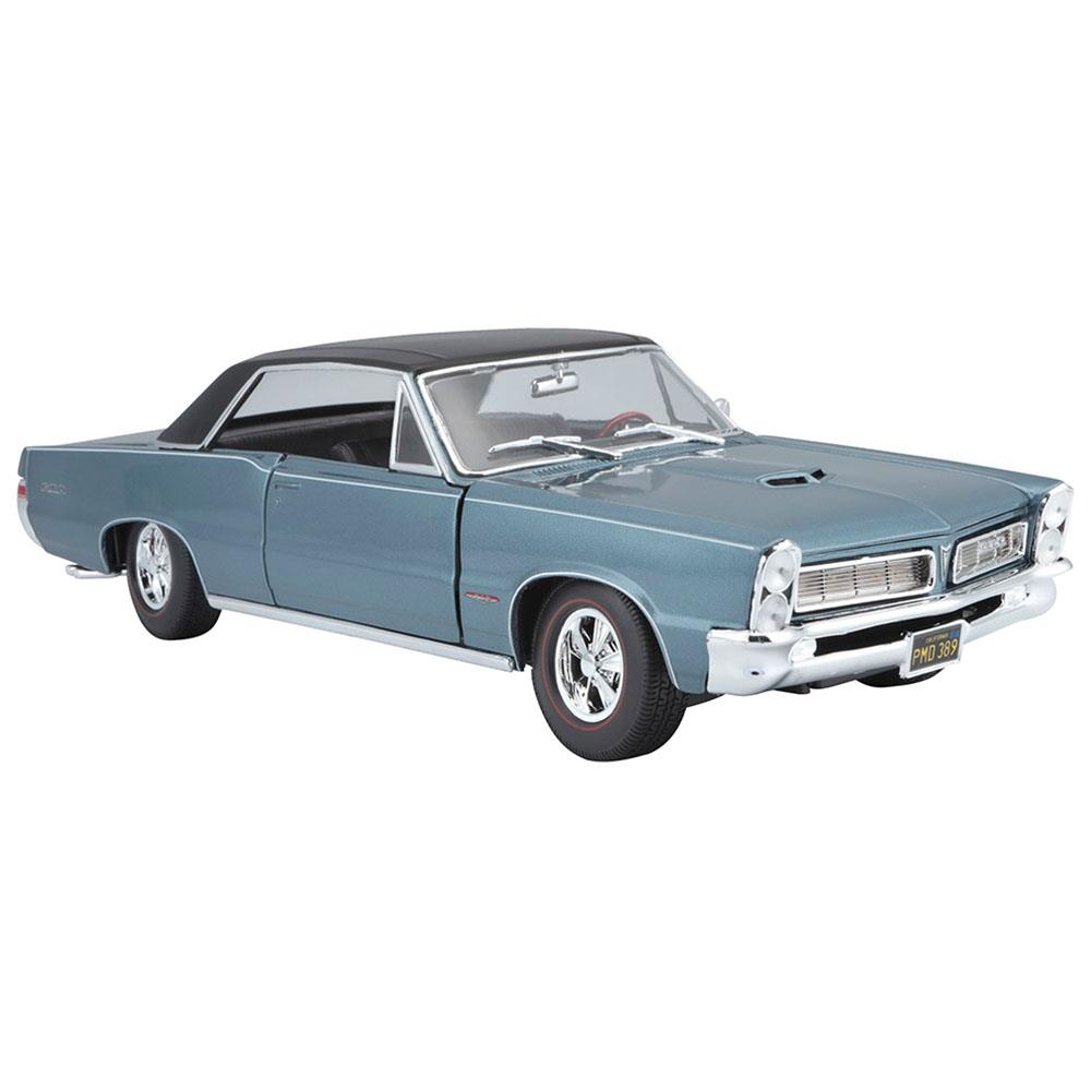 マイスト　1/18 1965 Pontiac Maisto 1:18 1965 Pontiac GTO Model Araba - Mavi