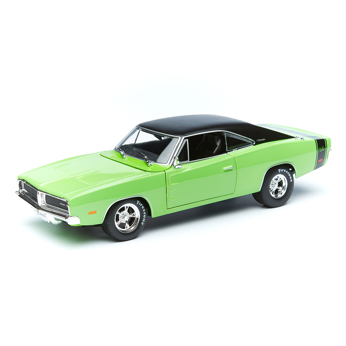 Maisto 1:18 1969 Dodge Charger Model Araba - Yeşil