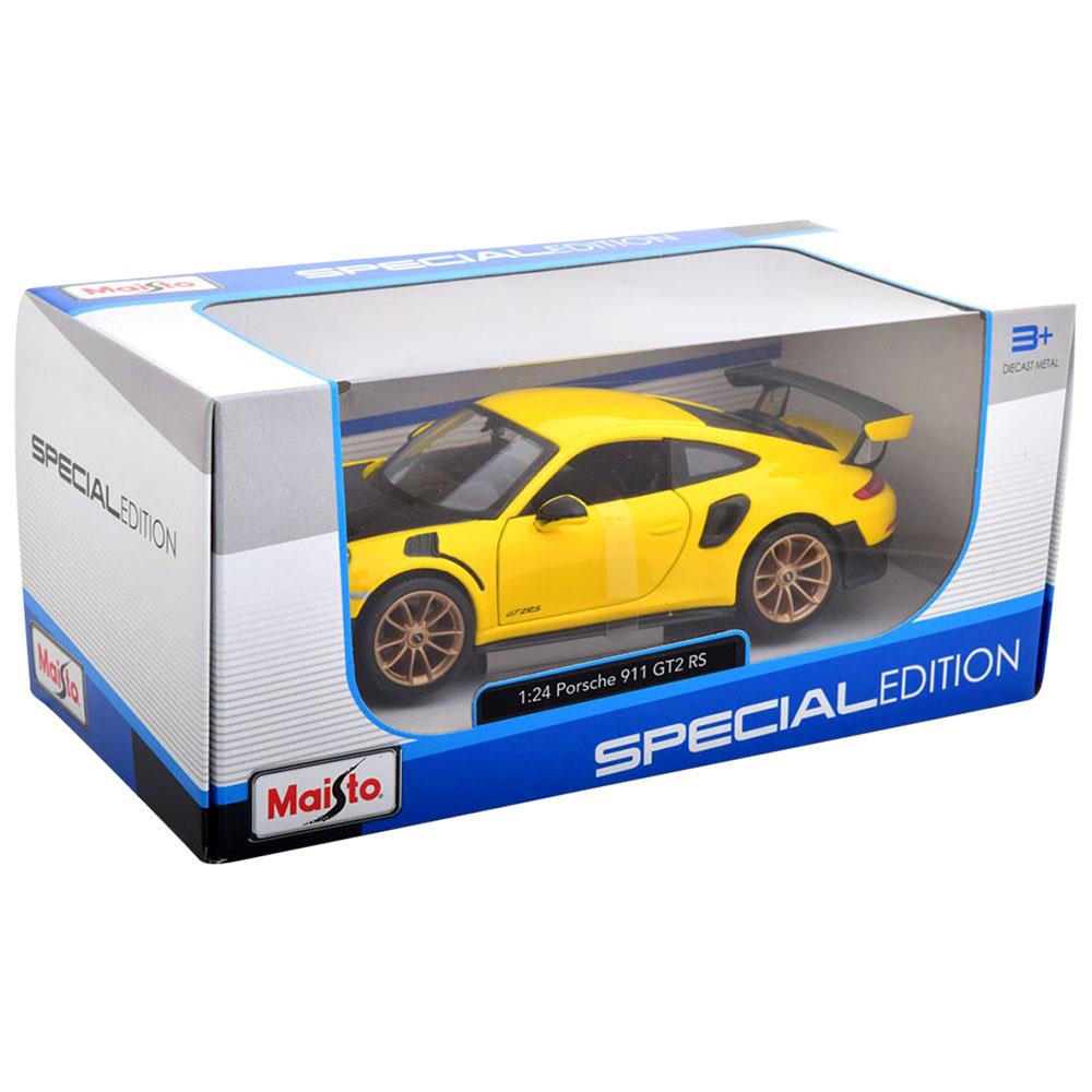 Maisto 1:24 Porsche 911 GT2 RS Model Araba - Sarı