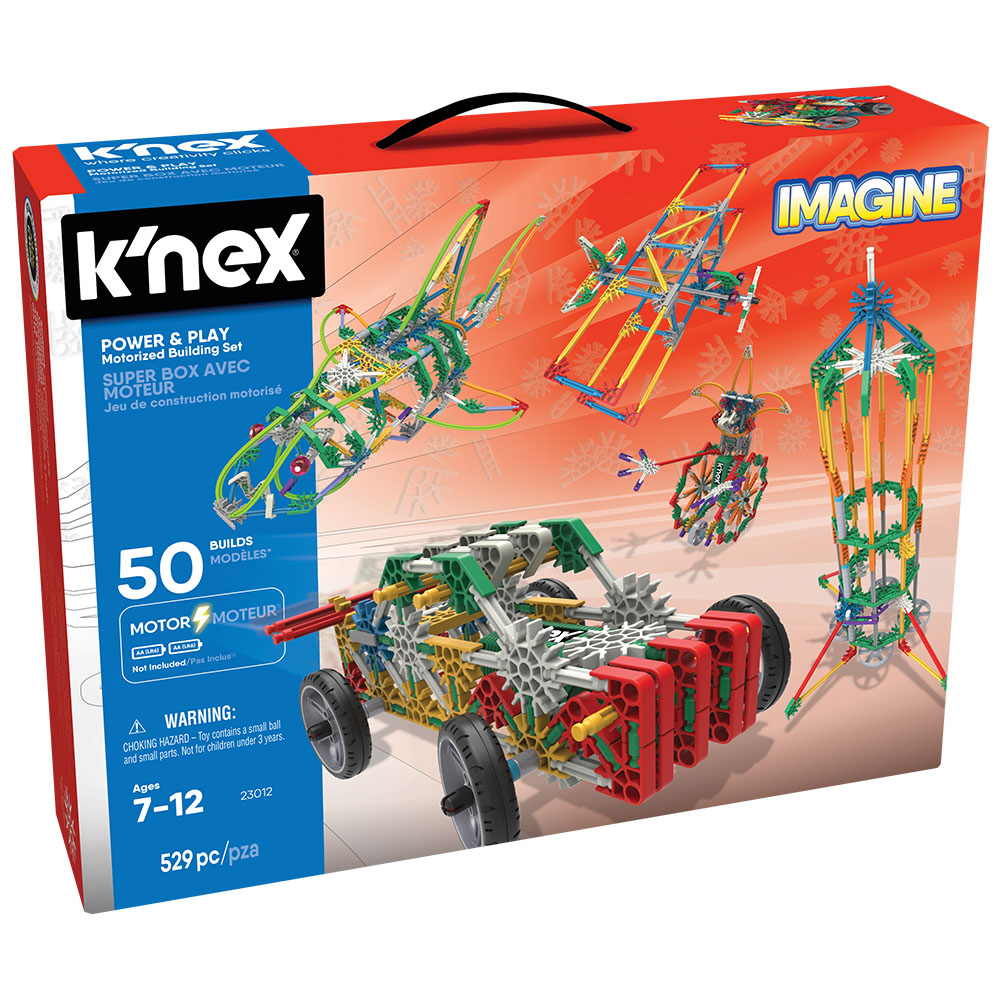 K'NEX 529 Parça 50 Model Set (Motorlu) 23012-KNX/23012