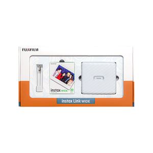 Instax Link Wide Beyaz Akıllı Telefon Yazıcısı Bundle Box