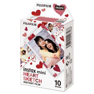 Instax mini Heart Sketch 10'lu Özel Film
