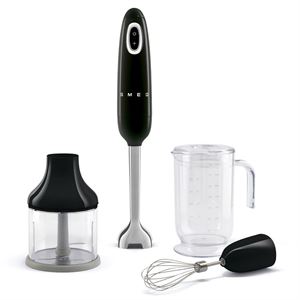 Smeg Siyah 50's Style El Blender Seti
