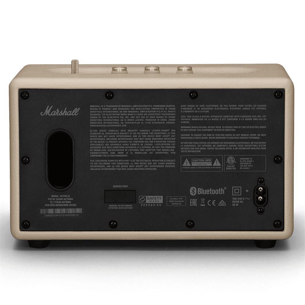 Marshall Acton III Krem Bluetooth Hoparlör