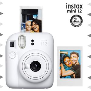 Instax mini 12 Beyaz Fotoğraf Makinesi ve Fotoğraf Çerçeve Seti