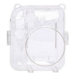 Instax Mini 12 Makine Uyumlu Beyaz Simli Pleksi Kılıf