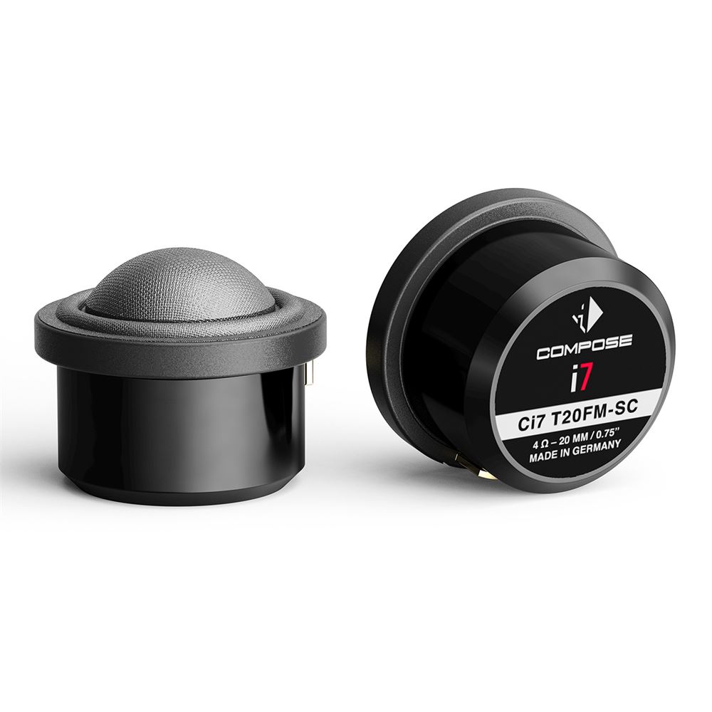 Helix Compose i7 T20FM-SC 20mm Hi-Fi Silk Dome Tweeter Seti