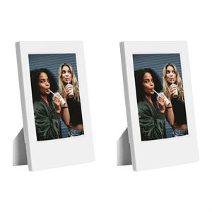 Instax Mini Film Uyumlu Beyaz 2'li Klasik Fotoğraf Çerçeve Seti