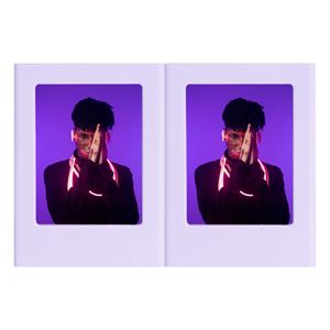 Instax Mini Film Uyumlu Lila 2'li Mıknatıslı Fotoğraf Çerçeve Seti