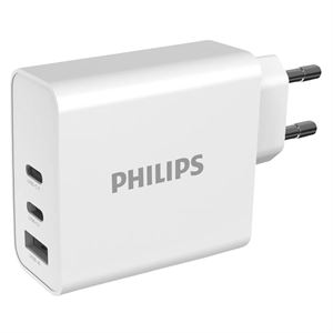 Philips DLP2683 65W 1x USB-A ve 2x PD USB-C GaN Hızlı Şarj Adaptörü