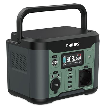 Philips DLP8091CB Siyah AC DC Çıkışlı Taşınabilir Güç Kaynağı 300W