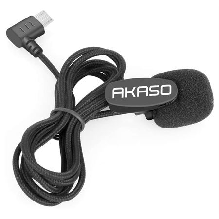 Akaso Micro USB Girişli Aksiyon Kamera Mikrofonu (EK7000Pro, Brave4, B4Pro, V50X, Brave 7LE uyumlu)
