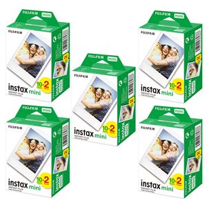 Instax Mini 7-8-9-10-11-12 Uyumlu 20'li Film 5'li Set 100 Poz-FOTSN00005-5A