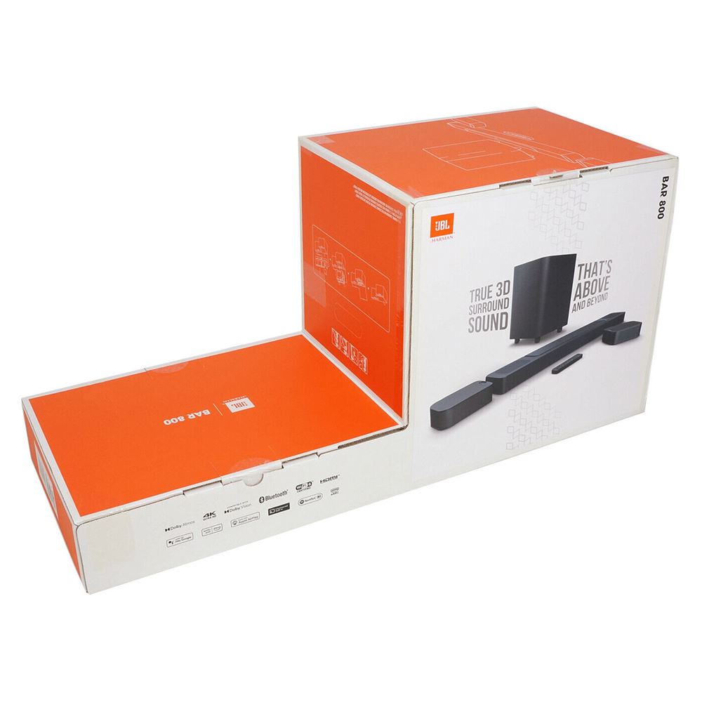 JBL Bar 800 MultiBeam Dolby Atmos 720W Soundbar ve Kablosuz Subwoofer