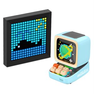 Divoom Ditoo Pro Mavi Bluetooth Hoparlör ve Pixoo Led Ekran Seti