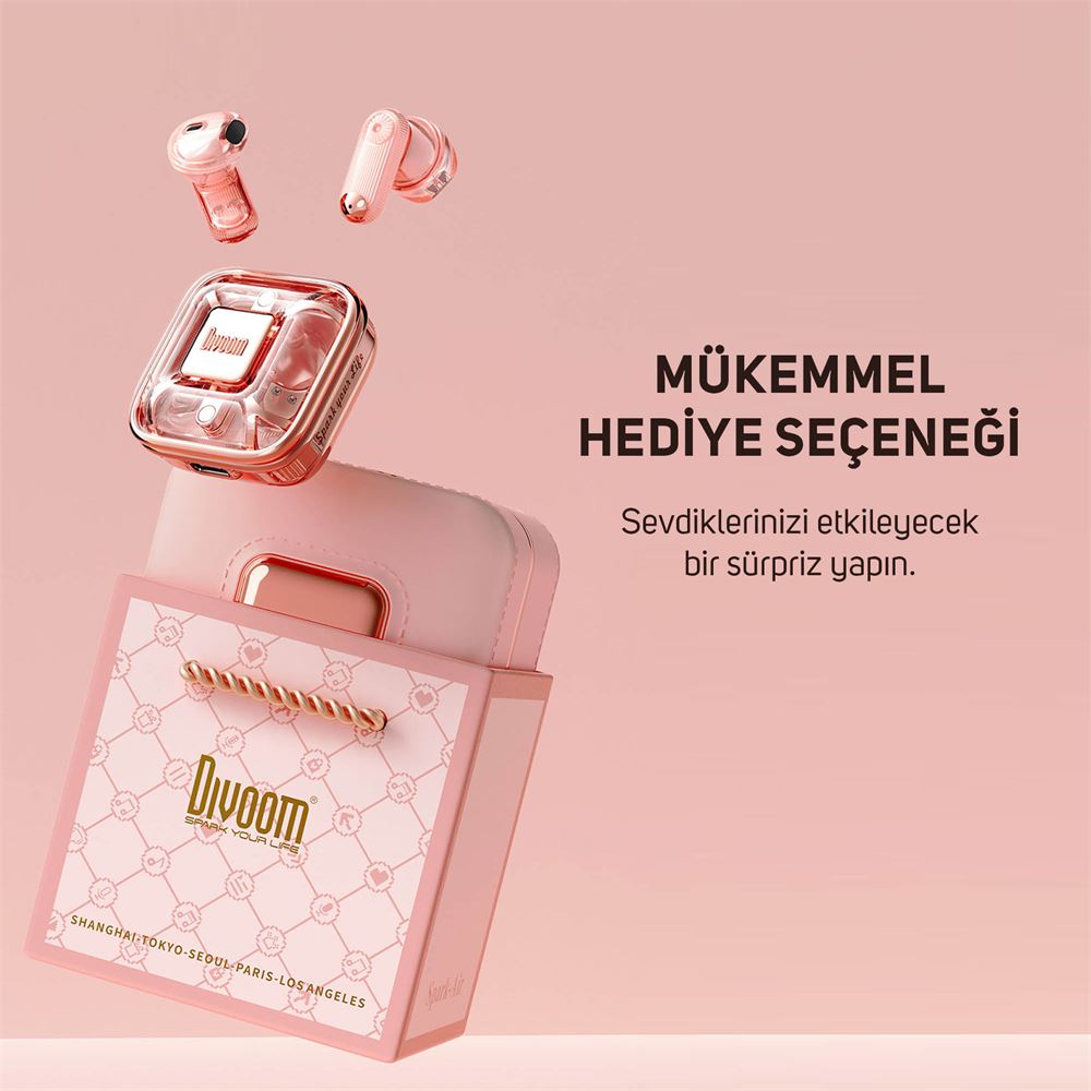 Divoom LoveLock Kayıt Özellikli Bluetooth Hoparlör ve Spark Air