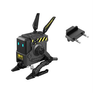 GravaStar Alpha65 Robot Figürlü 65W Hızlı Şarj Adaptörü, Charcoal Gray