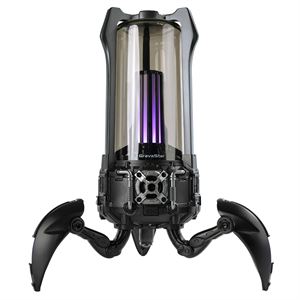 GravaStar Supernova Siyah Led Işıklı 25W Bluetooth Hoparlör