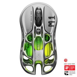 Gravastar Mercury M1 Pro RGB 26.000 DPI Optik Gaming Mouse, Kablosuz, Gunmetal Gray