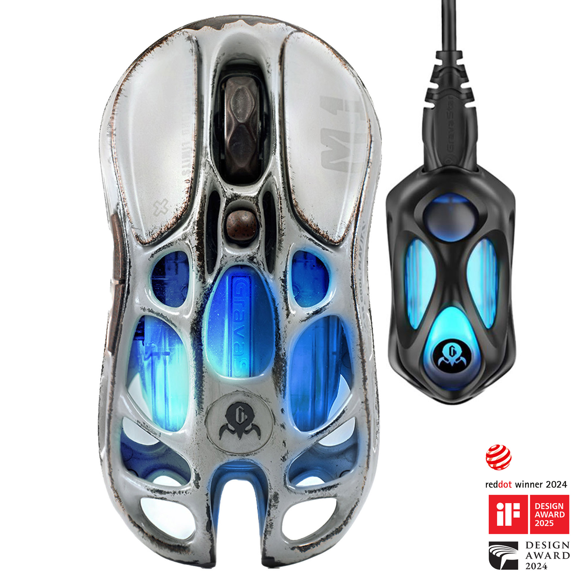 Gravastar Mercury M1 Pro+ 4K Dongle, RGB 26.000 DPI Optik Gaming