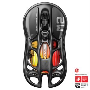 Gravastar Mercury M2 RGB 26.000 DPI Optik Gaming Mouse, Kablosuz, Stealth Black