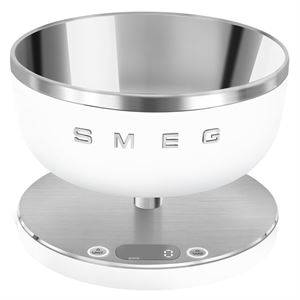Smeg Mat Beyaz Dijital Mutfak Tartısı