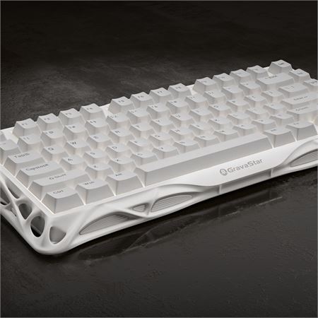 キーボード GravaStar K1 Lite  White GravaStar Mercury K1 Lite RGB Kablosuz Mekanik Gaming Klavye