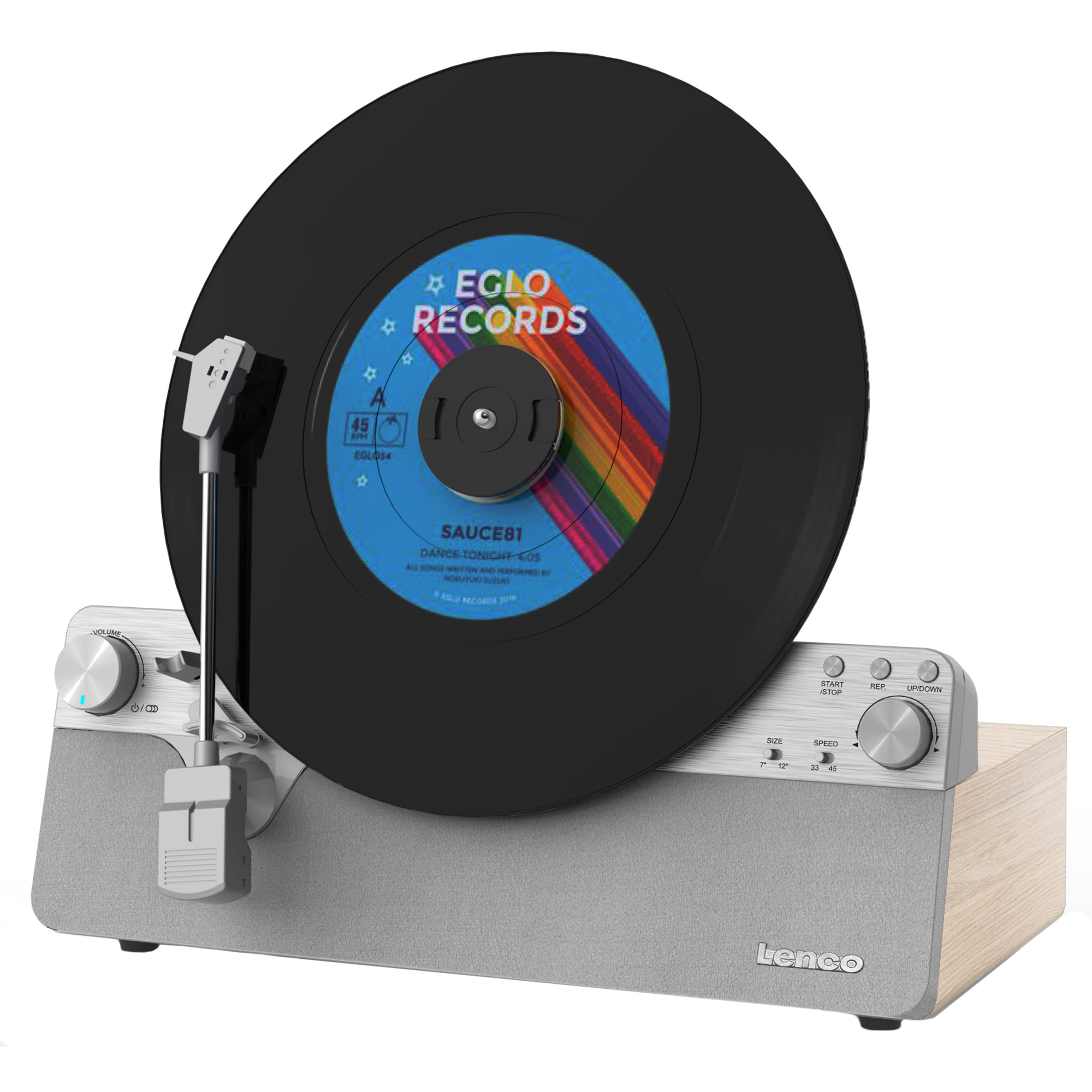 Lenco Dikey Plak Çalar LSA-071 Retro Tasarım ve Modern Dahili