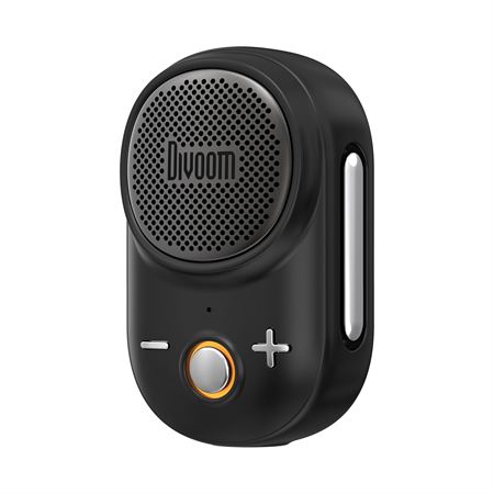 Divoom Itour-S IP67 Mini Bluetooth Hoparlör, Güçlü Bas, Taşınabilir Ses Bombası, Siyah