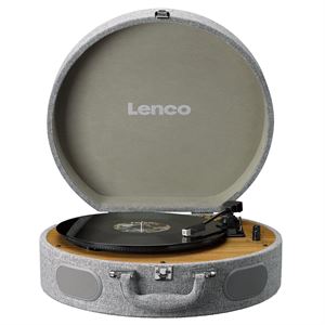 Lenco LS-66-GY Wooden Dahili Hoparlörlü Pikap-LS-66GY