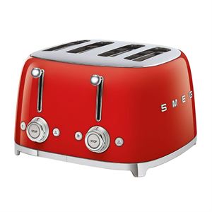 Smeg Kırmızı 1x4 Ekmek Kızartma Makinesi-TSF03RDEU-TY