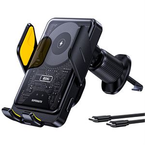 Aohi Superauto Araç İçi Şarjı, 15W Hızlı Şarj Aleti, Siyah