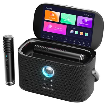 Ikarao Partybox Shell S2 140W Karaoke Bluetooth Hoparlör Seti, 8
