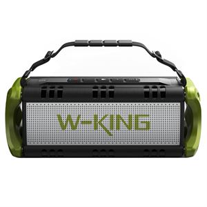 W-KING D8-1 Bluetooth Hoparlör, 90W Ultra Bass Boombox, 40 Saat Çalma Süresi, IPX6 Suya Dayanıklı, Kablosuz Stereo TWS, Powerbank/TF/Aux/Bluetooth5.0/NFC, Ses Bombası