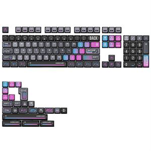 GravaStar Mekanik Oyuncu Klavyesi Tuş Takımı Seti, Mekanik Klavye ile Uyumlu, Cyberpunk