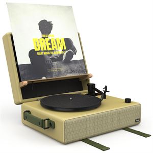 Hym Originals toGo Şarjlı Dahili Hoparlörlü Taşınabilir 30W RMS Bluetooth Pikap Plakçalar, Kum