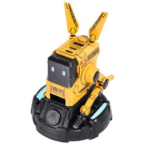 GravaStar Alpha65 Robot Figürlü 65W Hızlı Şarj Adaptörü ve Şarj Standı, War Damaged Yellow