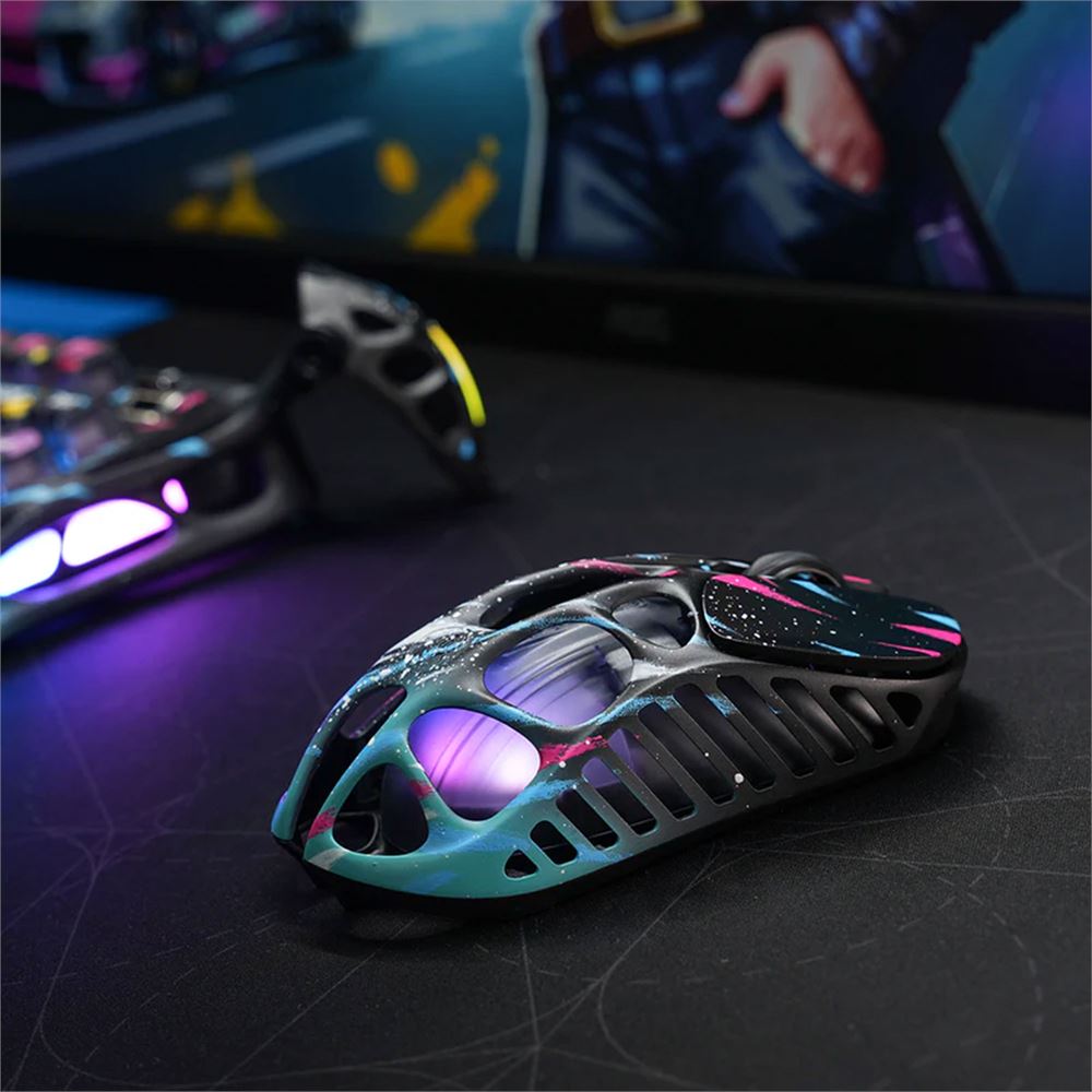 GravaStar Mercury XPro RGB 32K DPI Optik Gaming Mouse+8K Dongle ...
