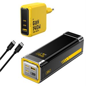 Aohi 27.600 mAh 240W Powerbank, Youth 140W 3 Portlu Şarj Adaptörü