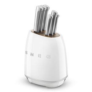 Smeg KBSF02 Beyaz Standlı Bıçak Seti