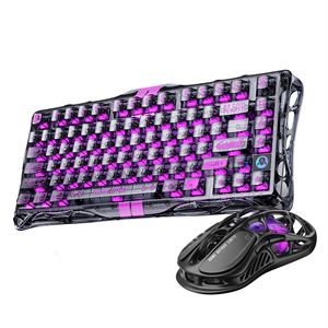 GravaStar Mercury V75 Lite Hall Effect, Rapid Trigger 8.000 Hz Kablolu Manyetik Klavye + M2 26.000 DPI RGB Kablosuz Mouse Oyuncu Seti, Siyah